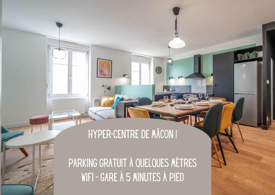 Macon Cozy / Appartement Central 100M² / 8 Pers Extérieur photo